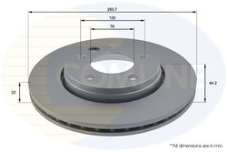 DISC FRANA COMLINE ADC1453V - Compatibil cu VW
