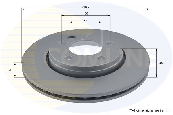 Disc frana Comline ADC1453V