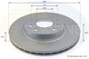 DISC FRANA COMLINE ADC1456V - Compatibil cu AUDI, SEAT, SKODA, VW