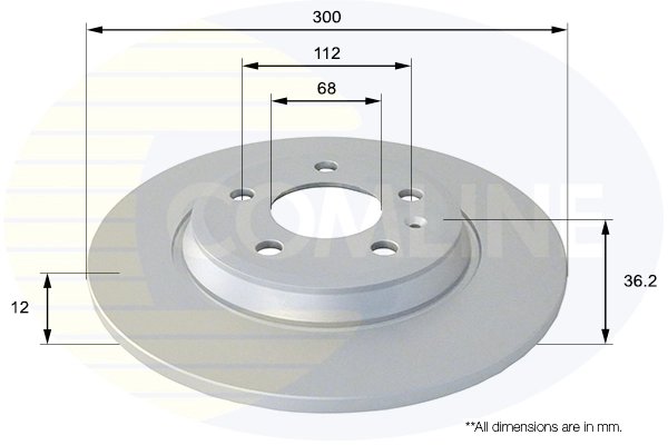 DISC FRANA COMLINE ADC1478 - Compatibil cu AUDI