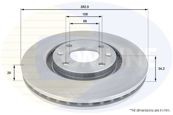 Disc frana Comline ADC1519V