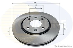 DISC FRANA COMLINE ADC1523V - Compatibil cu PEUGEOT