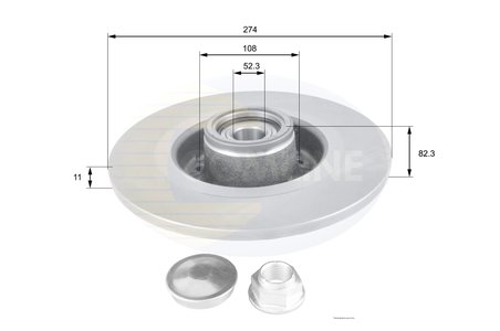 DISC FRANA COMLINE ADC1560 - Compatibil cu RENAULT