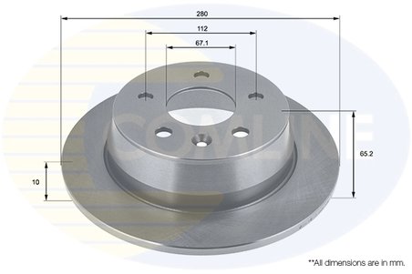 Disc frana Comline ADC1613
