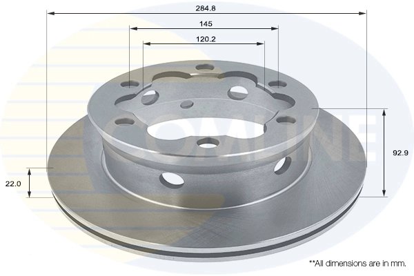 Disc frana Comline ADC1614V