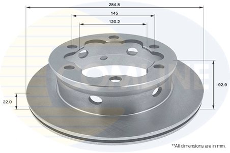 Disc frana Comline ADC1614V