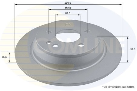 DISC FRANA COMLINE ADC1628 - Compatibil cu MERCEDES-BENZ