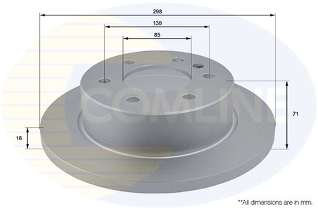 Disc frana Comline ADC1639