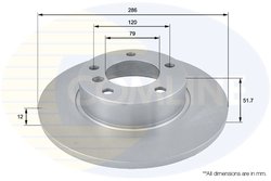 Disc frana Comline ADC1701