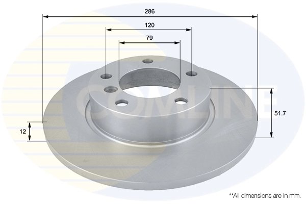 DISC FRANA COMLINE ADC1701 - Compatibil cu BMW