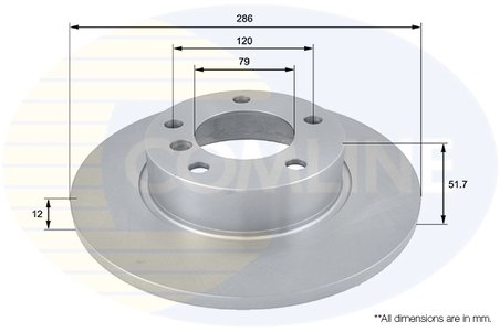 DISC FRANA COMLINE ADC1701 - Compatibil cu BMW