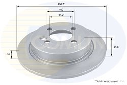 DISC FRANA COMLINE ADC1714 - Compatibil cu MINI
