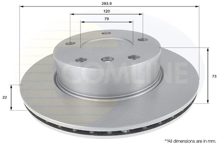 DISC FRANA COMLINE ADC1716V - Compatibil cu BMW