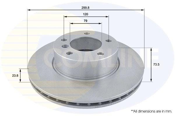 DISC FRANA COMLINE ADC1728V - Compatibil cu BMW