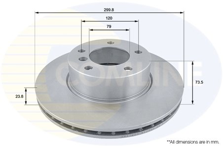 DISC FRANA COMLINE ADC1728V - Compatibil cu BMW