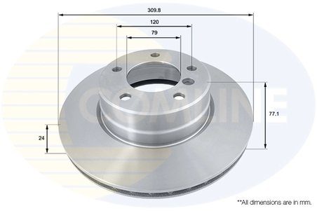 DISC FRANA COMLINE ADC1737V - Compatibil cu BMW