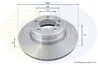 DISC FRANA COMLINE ADC1737V - Compatibil cu BMW