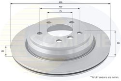 DISC FRANA COMLINE ADC1761V - Compatibil cu BMW