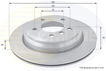 DISC FRANA COMLINE ADC1761V - Compatibil cu BMW