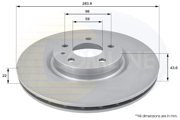Disc frana Comline ADC1805V