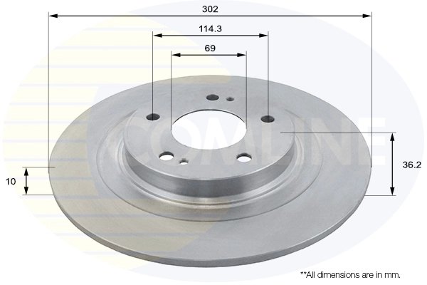 DISC FRANA COMLINE ADC2732 - Compatibil cu CITROEN, MITSUBISHI, PEUGEOT