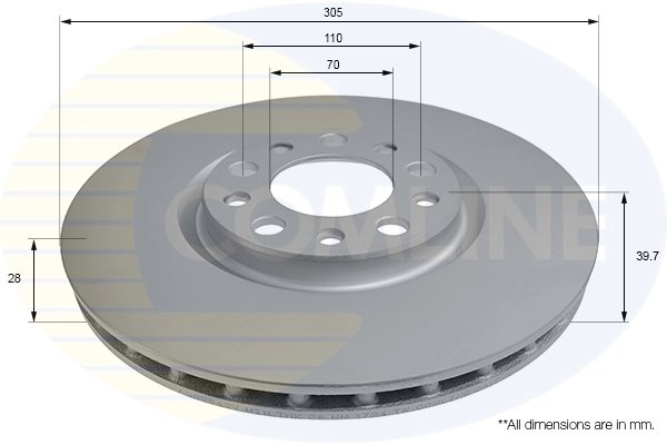 Disc frana Comline ADC2842V