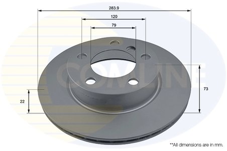 Disc frana Comline ADC2823V