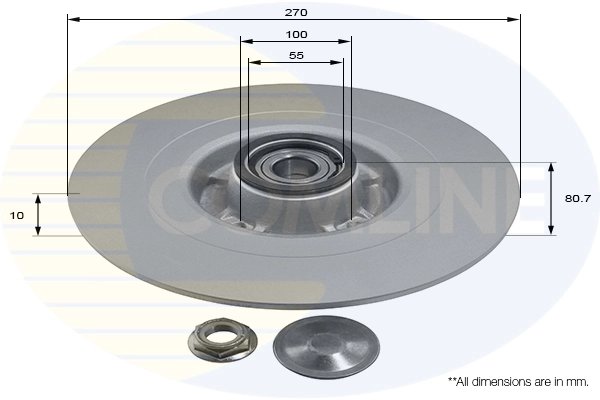 DISC FRANA COMLINE ADC3003 - Compatibil cu RENAULT