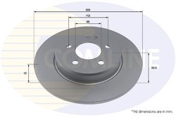 DISC FRANA COMLINE ADC4052 - Compatibil cu MERCEDES-BENZ