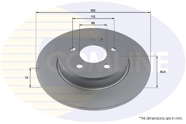 Disc frana Comline ADC4052