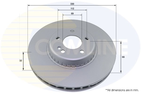 DISC FRANA COMLINE ADC5022V - Compatibil cu MERCEDES-BENZ