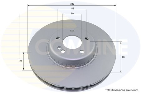 DISC FRANA COMLINE ADC5022V - Compatibil cu MERCEDES-BENZ
