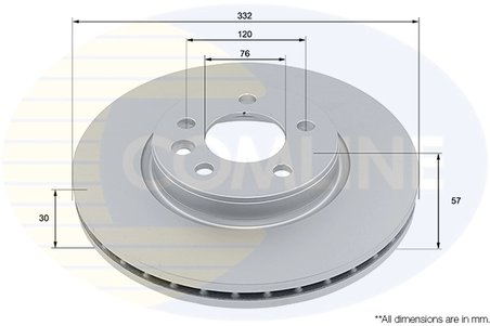 Disc frana Comline ADC5052V
