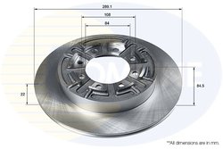 Disc frana Comline ADC9108