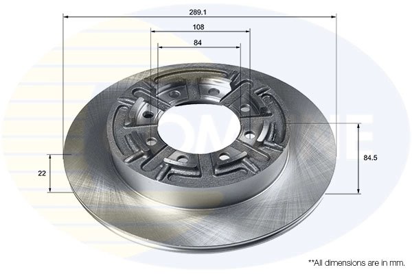 DISC FRANA COMLINE ADC9108 - Compatibil cu IVECO