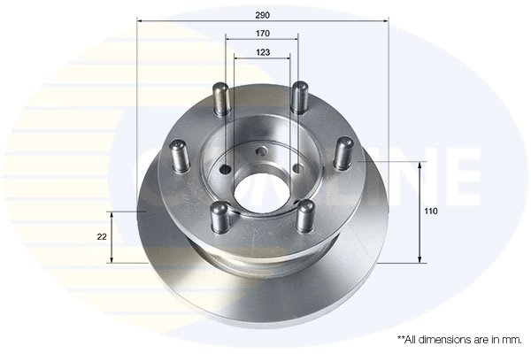 DISC FRANA COMLINE ADC9128 - Compatibil cu IVECO