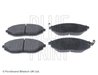 SET PLACUTE FRANA BLUE PRINT ADG042141 - Compatibil cu CHEVROLET