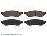 Set placute frana Blue Print ADG042144