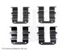 Set accesorii placute frana Blue Print ADG048606