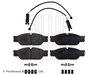 Set placute frana Blue Print ADJ134234
