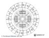 DISC AMBREIAJ BLUE PRINT ADM53137 - Compatibil cu MAZDA
