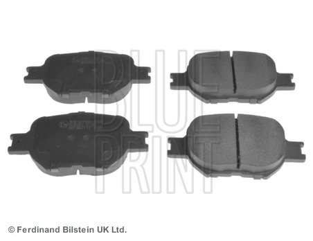 Set placute frana Blue Print ADT342112