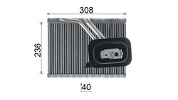 Evaporator aer conditionat MAHLE AE 128 000P