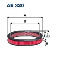 FILTRU AER FILTRON AE 320 - Compatibil cu HONDA