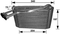 Evaporator aer conditionat MAHLE AE 34 000S