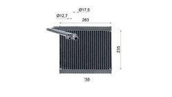 EVAPORATOR AER CONDITIONAT MAHLE AE 85 000S - Compatibil cu LAND ROVER, VOLVO, VOLVO (CHANGAN), VOLVO ASIA