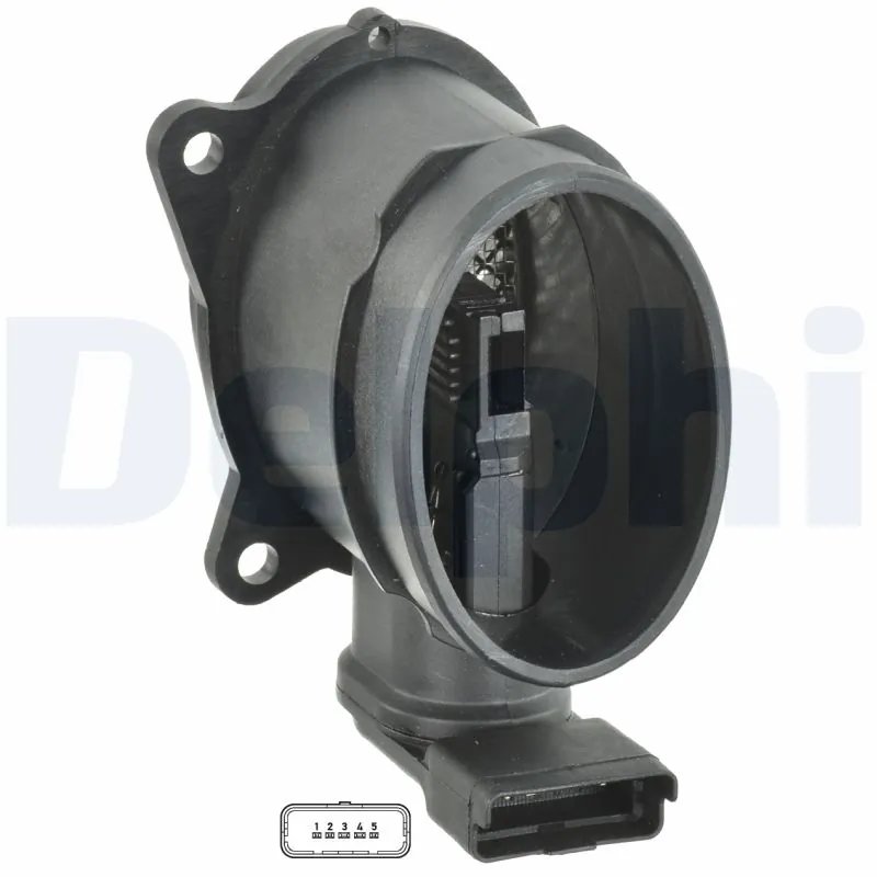 SENZOR DEBITMETRU AER DELPHI AF10075-12B1 - Compatibil cu CITROEN, FIAT, FORD, MAZDA, MINI, PEUGEOT, VOLVO