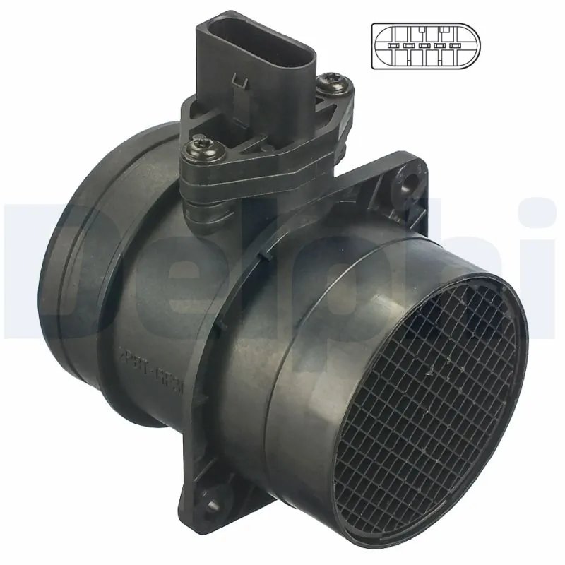 SENZOR DEBITMETRU AER DELPHI AF10263-12B1 - Compatibil cu AUDI, FORD, LAND ROVER, SEAT, VW
