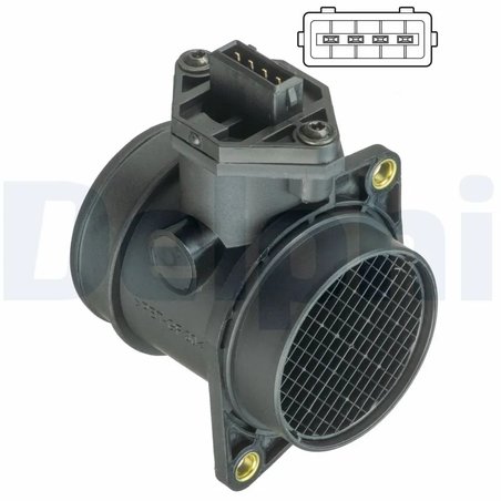 SENZOR DEBITMETRU AER DELPHI AF10376-12B1 - Compatibil cu ALFA ROMEO, AUDI, FIAT, LANCIA, SEAT, SKODA, VW