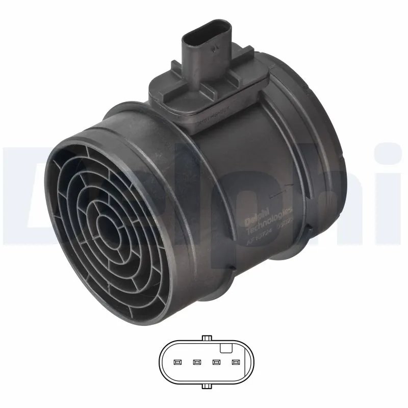SENZOR DEBITMETRU AER DELPHI AF10724-12B1 - Compatibil cu FIAT, IVECO
